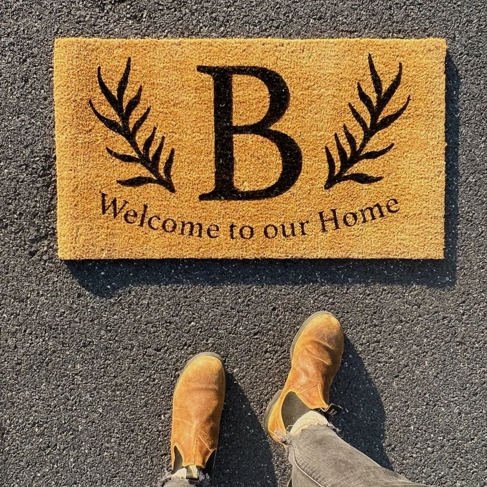 Custom Monogram Door Mat